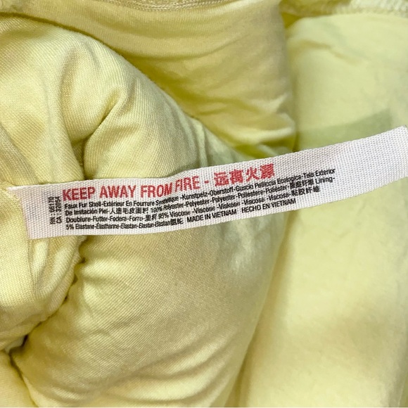 Free People Movement Nantucket Yellow Fleece Half-Zip Oversized Pullover Jacket - Picture 11 of 13